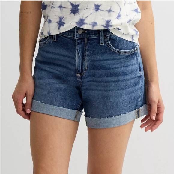 L.E.I Juniors Ashley Denim Shorts - Picture 1 of 10